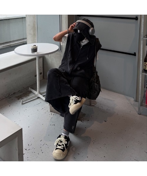 ★早期完売★MISCHIEF◆CUT OFF SWEAT PANTS★早期完売★大人気 org.jpg