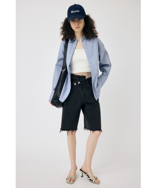 CROSS WAIST HALF パンツ（デニムパンツ）｜MOUSSY（マウジー
