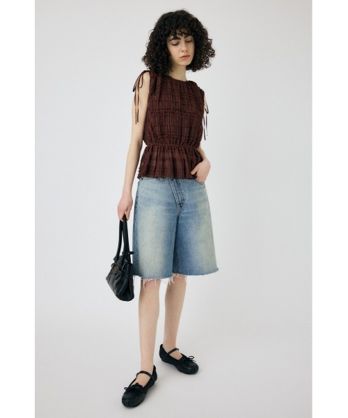 CROSS WAIST HALF パンツ（デニムパンツ）｜MOUSSY（マウジー