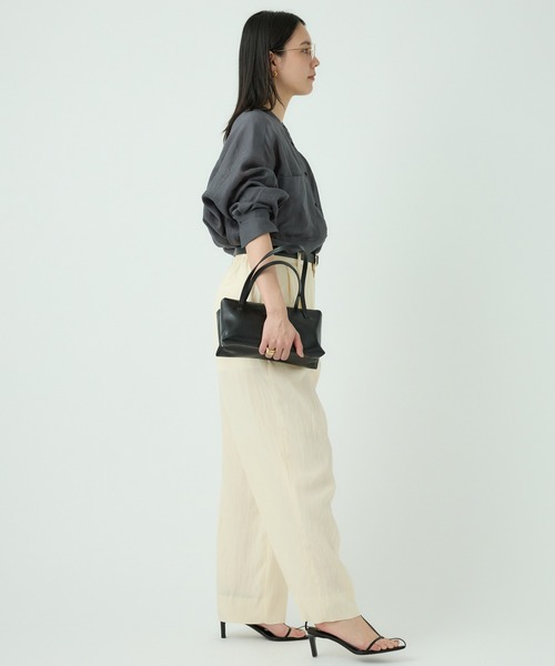 Chaos(カオス)の「Chaos(カオス)/リスタラミーシャツ(シャツ/ブラウス・レディース・チャコール/ホワイト・FREE)」の12枚目の写真