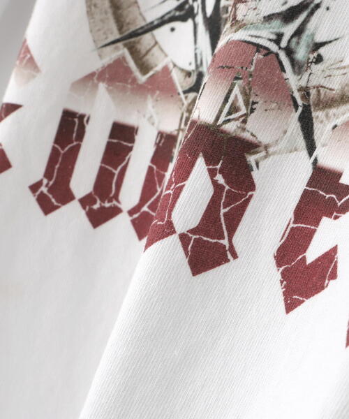 DANKE SCHON（ダンケシェーン）の「DankeSchon/ダンケシェーン/SWITCH S/S TEE EMPIRES（Tシャツ/カットソー・メンズ・ホワイト/ブラック・M/L）」の15枚目の写真