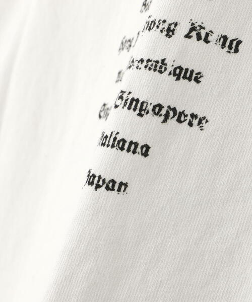 DANKE SCHON（ダンケシェーン）の「DankeSchon/ダンケシェーン/SWITCH S/S TEE EMPIRES（Tシャツ/カットソー・メンズ・ホワイト/ブラック・M/L）」の16枚目の写真