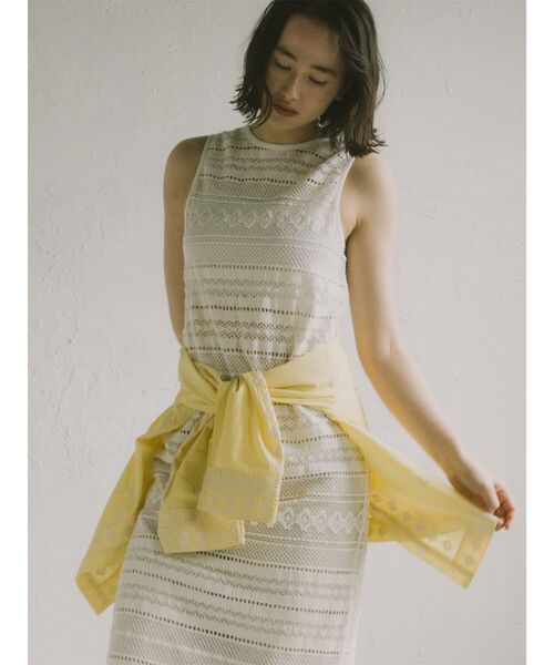 FIKA.(フィーカ)の「Ethnic embroidered shirt(シャツ/ブラウス・レディース・ブラック/オフホワイト/イエロー・MEDIUM)」の8枚目の写真