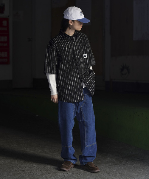Carhartt WIP（カーハートダブリューアイピー）の「Carhartt / カーハート ダブリューアイピー DOUBLE KNEE PANT（デニムパンツ・メンズ・ブルー/ブラック・32/30）」の6枚目の写真