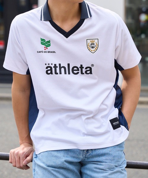 ATHLETA（アスレタ）の「［ athleta ］ゲームシャツ（Tシャツ/カットソー・レディース・ホワイト/ネイビー・M）」の20枚目の写真