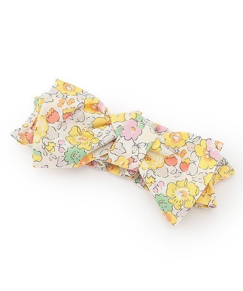 sense of wonder（センスオブワンダー）の「リバティビッグリボンカチューシャ【日本製】（その他ベビー用品・キッズ・ピンク/レモンイエロー・F）」の2枚目の写真