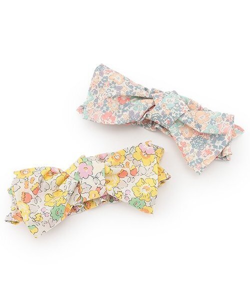 sense of wonder（センスオブワンダー）の「リバティビッグリボンカチューシャ【日本製】（その他ベビー用品・キッズ・ピンク/レモンイエロー・F）」の6枚目の写真