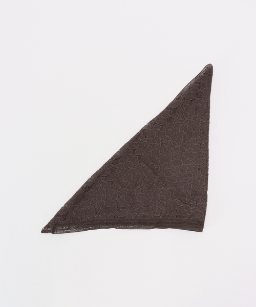 soil（ソイル）の「【SOIL/ソイル】レースストール(100cm*48cm)（ストール/ショール・レディース・ホワイト/チャコールグレー・FREE）」の2枚目の写真