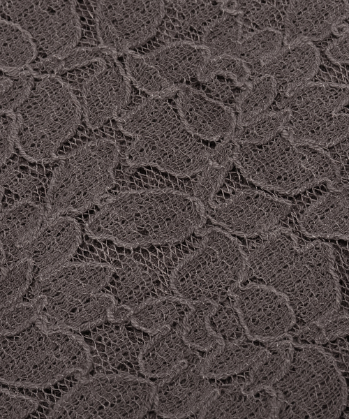 soil（ソイル）の「【SOIL/ソイル】レースストール(100cm*48cm)（ストール/ショール・レディース・ホワイト/チャコールグレー・FREE）」の6枚目の写真