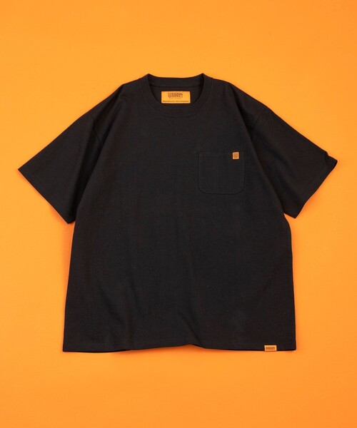 UNIVERSAL OVERALL（ユニバーサルオーバーオール）の「UNIVERSAL OVERALL/ユニバーサルオーバーオール 別注 ワークポケット TEE（Tシャツ/カットソー・メンズ・ライトグレー/ホワイト/オリーブ/ブラック・LARGE/MEDIUM）」の5枚目の写真