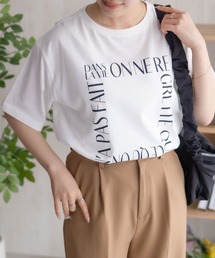 nAvy メッセージプリントTシャツ