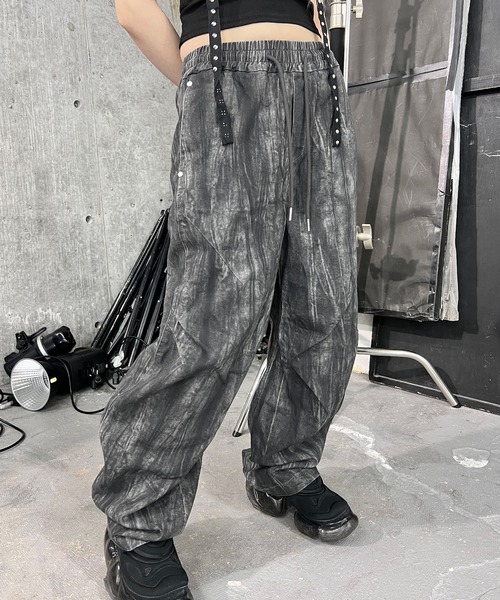 パンツ Fummy 30%OFF【CAMBIO(カンビオ)】11oz Damage Paint Stretch Denim