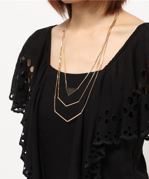 JEANASIS（ジーナシス）の「3レンモチーフネックレス/708045 （ネックレス・レディース・その他1/その他2・FREE）」の4枚目の写真