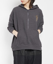 gomme（ゴム）の「フライトジャージー　ハーフジップパーカー（パーカー）」