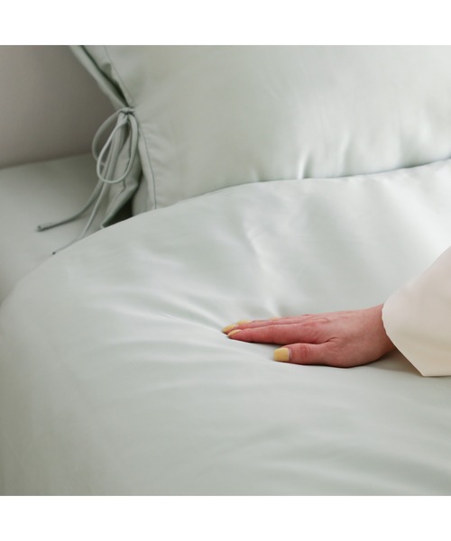 セール】しっとりなめらか CICA加工 スリムリボン 掛け布団カバー