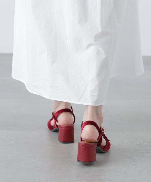 FREE'S MART(フリーズマート)の「◆ミニバックルサンダル(サンダル・レディース・レッド/ブラック/シルバー・SMALL/MEDIUM)」の15枚目の写真