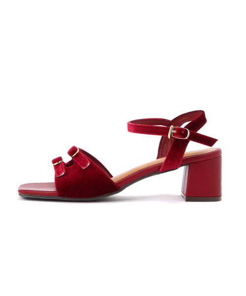 FREE'S MART(フリーズマート)の「◆ミニバックルサンダル(サンダル・レディース・レッド/ブラック/シルバー・SMALL/MEDIUM)」の12枚目の写真