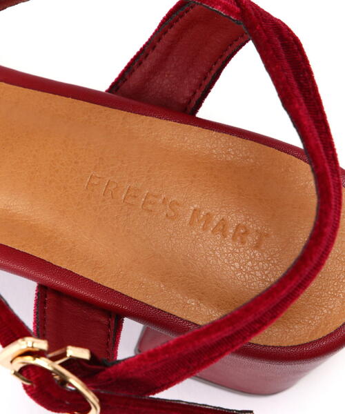 FREE'S MART(フリーズマート)の「◆ミニバックルサンダル(サンダル・レディース・レッド/ブラック/シルバー・SMALL/MEDIUM)」の7枚目の写真