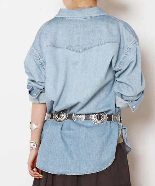 DEUXIEME CLASSE - 専用です。ATTICK BY JOHNBULL シャンブレーシャツ Attick by Johnbull】ロングシャツ | ジョンブル公式通販