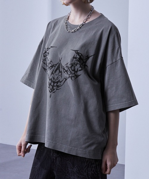 Loose/ルース（ルース）の「ヴィンテージ グラフィックデザインTシャツ（Tシャツ/カットソー・メンズ・グレー系1/グレー系その他2/グレー系2/グレー系その他/ホワイト系1・S/M/L）」の6枚目の写真