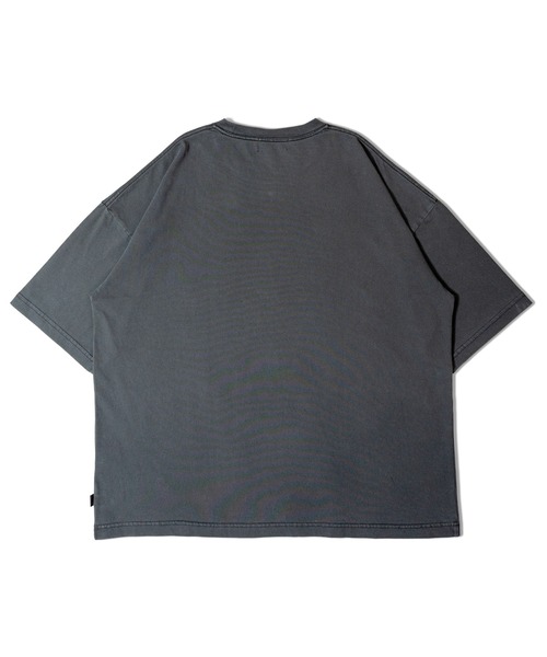 SHELTECH(シェルテック)の「SHELTECH-ピグメントプレーティング天竺-WideSSTEE(Tシャツ/カットソー・メンズ・ブラック・M/L/XL)」の12枚目の写真