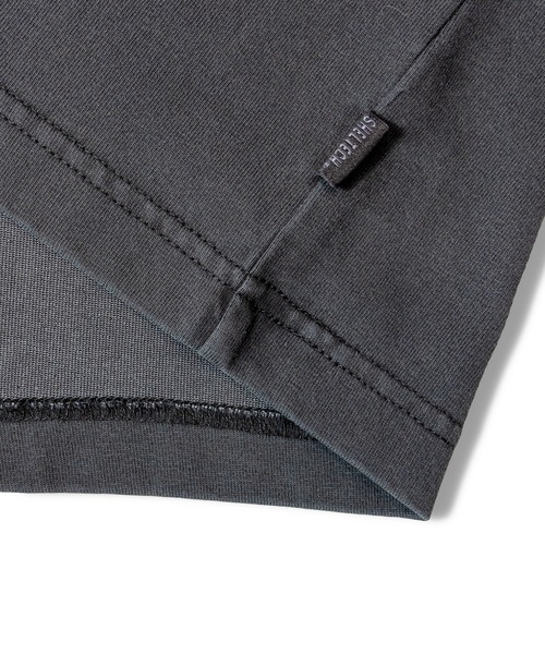 SHELTECH(シェルテック)の「SHELTECH-ピグメントプレーティング天竺-WideSSTEE(Tシャツ/カットソー・メンズ・ブラック・M/L/XL)」の10枚目の写真