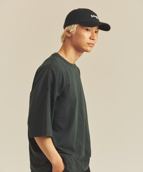 SHELTECH(シェルテック)の「SHELTECH-ピグメントプレーティング天竺-WideSSTEE(Tシャツ/カットソー・メンズ・ブラック・M/L/XL)」の7枚目の写真