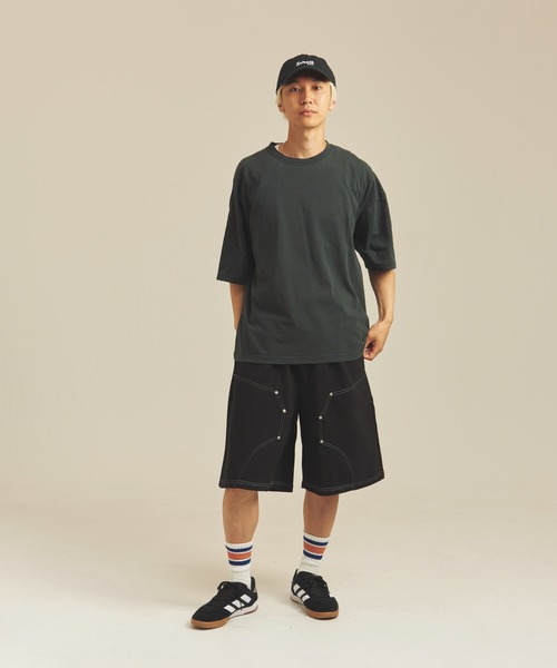 SHELTECH(シェルテック)の「SHELTECH-ピグメントプレーティング天竺-WideSSTEE(Tシャツ/カットソー・メンズ・ブラック・M/L/XL)」の19枚目の写真