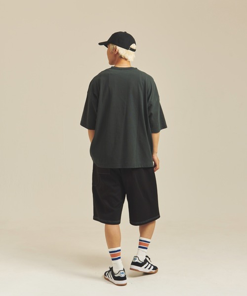 SHELTECH(シェルテック)の「SHELTECH-ピグメントプレーティング天竺-WideSSTEE(Tシャツ/カットソー・メンズ・ブラック・M/L/XL)」の14枚目の写真