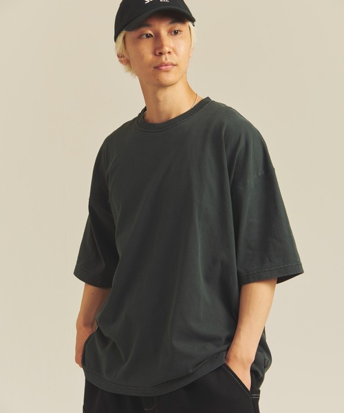 SHELTECH(シェルテック)の「SHELTECH-ピグメントプレーティング天竺-WideSSTEE(Tシャツ/カットソー・メンズ・ブラック・M/L/XL)」の22枚目の写真