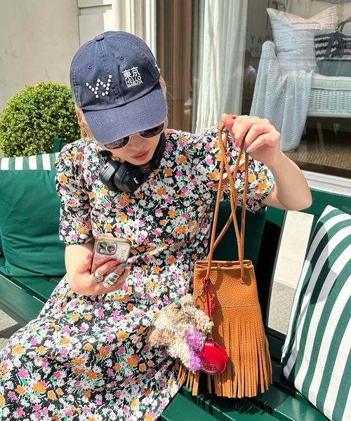 Alley Tokyo（アリートーキョー）の「【Alley select】フリンジミニショルダー（ショルダーバッグ・レディース・ブラック/ブラウン/キャメル/ベージュ・FREE）」の9枚目の写真