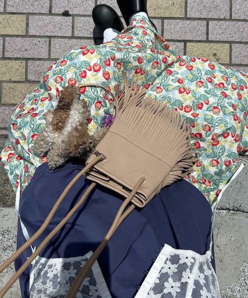 Alley Tokyo（アリートーキョー）の「【Alley select】フリンジミニショルダー（ショルダーバッグ・レディース・ブラック/ブラウン/キャメル/ベージュ・FREE）」の16枚目の写真