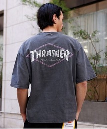 『THRASHER/スラッシャー』DIAMOND LOGO PIGMENT半袖TEE