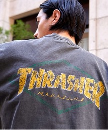 『THRASHER/スラッシャー』DIAMOND LOGO PIGMENT半袖TEE