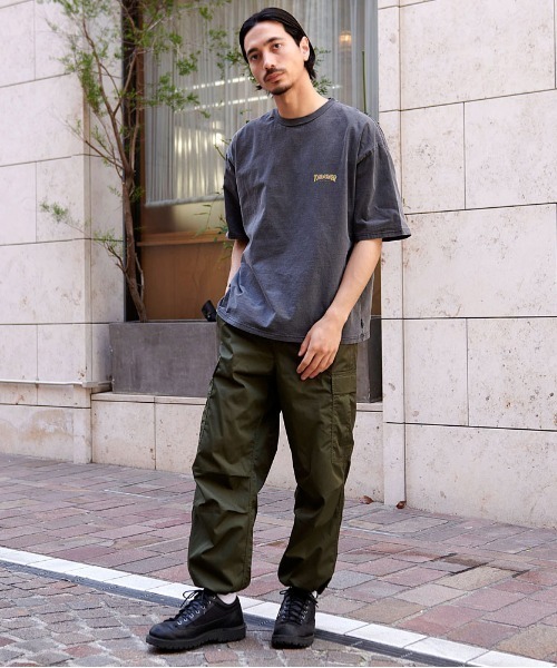 THRASHER(スラッシャー)の「『THRASHER/スラッシャー』DIAMOND LOGO PIGMENT半袖TEE (Tシャツ/カットソー・メンズ・ブラック系4/ブルー/ブラック系3/ブラウン/ブラック系1・L/M)」の12枚目の写真