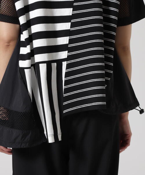 tシャツ AULA AILA/アウラアイラ/BORDER COMBINATION T-SHIRT/ボーダーコンビネーションTシャツ レディース AULA AILA/アウラアイラ/BORDER COMBINATION T-SHIRT/ボーダー