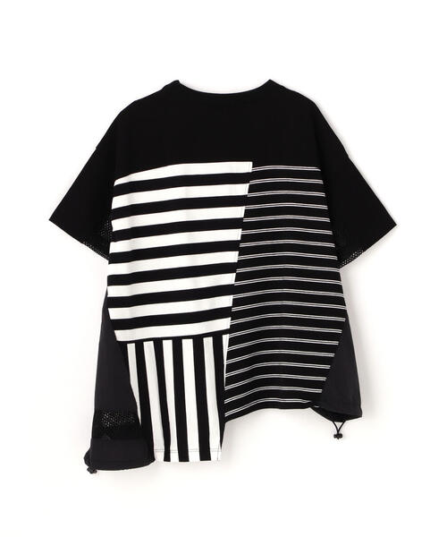 AULA AILA（アウラアイラ）の「AULA AILA/アウラアイラ/BORDER COMBINATION T-SHIRT/ボーダーコンビネーションTシャツ（Tシャツ/カットソー・レディース・ホワイト系2/ブラック・0）」の12枚目の写真