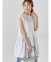 Lugnoncure（ルノンキュール）の「シャーリングティアードブラウス《2025summer catalog item》（シャツ/ブラウス）」