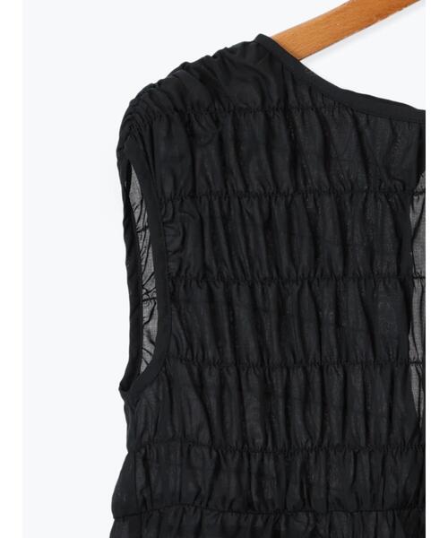 Lugnoncure（ルノンキュール）の「シャーリングティアードブラウス《2025summer catalog item》（シャツ/ブラウス・レディース・ミント/ブラック/オフホワイト・F）」の18枚目の写真