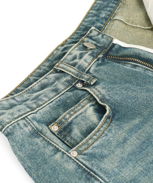 ANAP（アナップ）の「ウォッシュ 加工 ハーフ デニム パンツ（デニムパンツ・レディース・ブルー/ライトブルー・S/M）」の12枚目の写真