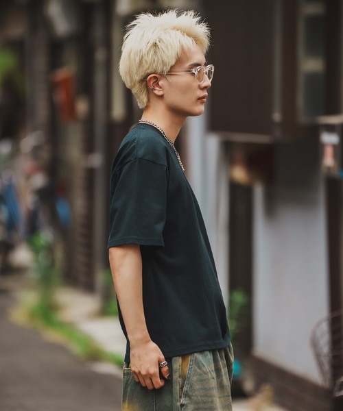 SIDEWAY STANCE(サイドウェイスタンス)の「【SIDEWAY STANCE】ワンポイント 半袖ポケT(Tシャツ/カットソー・メンズ・ホワイト/ブラック/ホワイト系/ブラック系・SMALL/MEDIUM/LARGE/X-LARGE)」の17枚目の写真