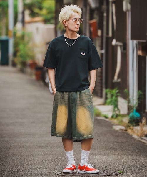 SIDEWAY STANCE(サイドウェイスタンス)の「【SIDEWAY STANCE】ワンポイント 半袖ポケT(Tシャツ/カットソー・メンズ・ホワイト/ブラック/ホワイト系/ブラック系・SMALL/MEDIUM/LARGE/X-LARGE)」の19枚目の写真