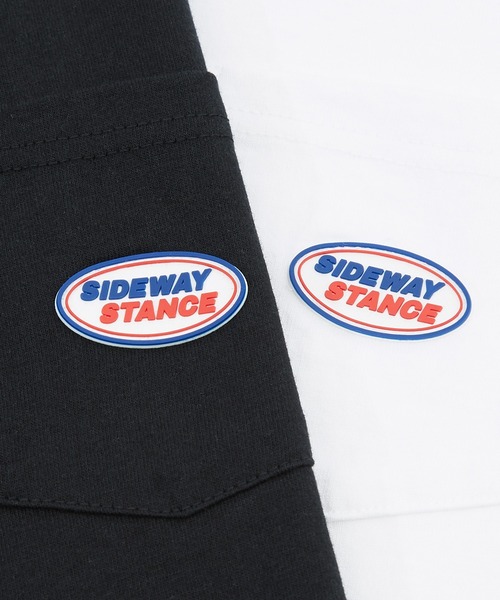 SIDEWAY STANCE(サイドウェイスタンス)の「【SIDEWAY STANCE】ワンポイント 半袖ポケT(Tシャツ/カットソー・メンズ・ホワイト/ブラック/ホワイト系/ブラック系・SMALL/MEDIUM/LARGE/X-LARGE)」の20枚目の写真