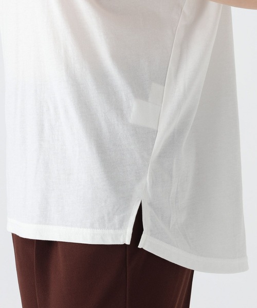 Elura（エルーラ）の「セミハリ感刺繍Ｔシャツ/492839（Tシャツ/カットソー・レディース・ホワイト/マスタード/ブラック・LARGE/MEDIUM）」の22枚目の写真