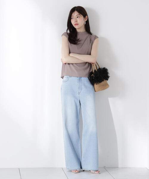 PROPORTION BODY DRESSING(プロポーションボディドレッシング)の「楊柳アシメブラウス / 1215210614(シャツ/ブラウス・レディース・ブラウン/ホワイト系その他/ブラック/ピンク・FREE)」の14枚目の写真