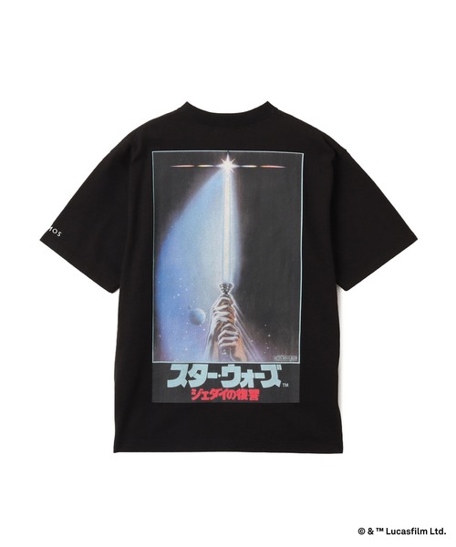 STAR WARS(スターウォーズ)の「atmos x STAR WARS ジェダイの復讐 T-shirt / アトモス x スターウォーズ ジェダイノフクシュウ Tシャツ 【SP】(Tシャツ/カットソー・メンズ・ブラック・S/M)」の7枚目の写真