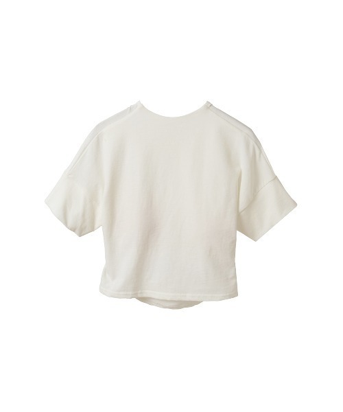 【CLANE】BACK OPEN RIBBON TOPS(size 2) CLANE/クラネ/BACK OPEN RIBBON TOPS（Tシャツ/カットソー
