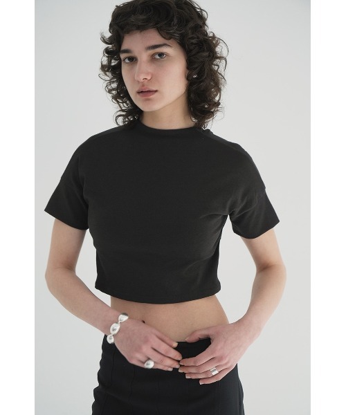 CLANE/クラネ/BACK OPEN RIBBON TOPS（Tシャツ/カットソー