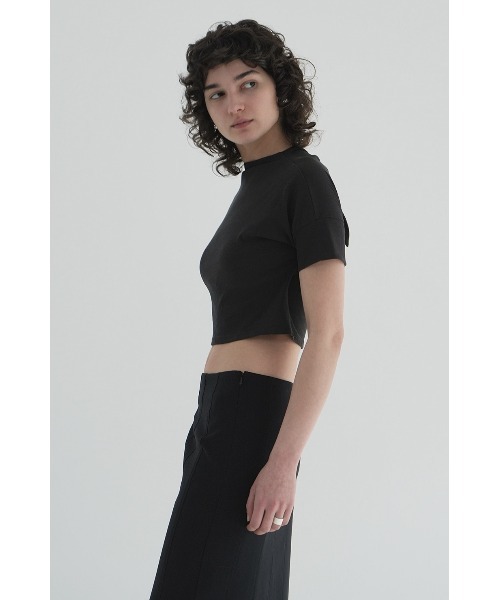 CLANE/クラネ/BACK OPEN RIBBON TOPS（Tシャツ/カットソー