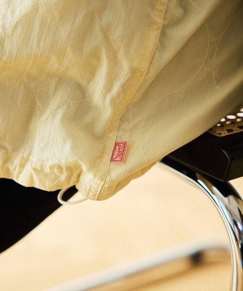 HINSON（ヒンソン）の「ナイロンブルゾン（ナイロンジャケット・メンズ・オリーブ・MEDIUM）」の6枚目の写真